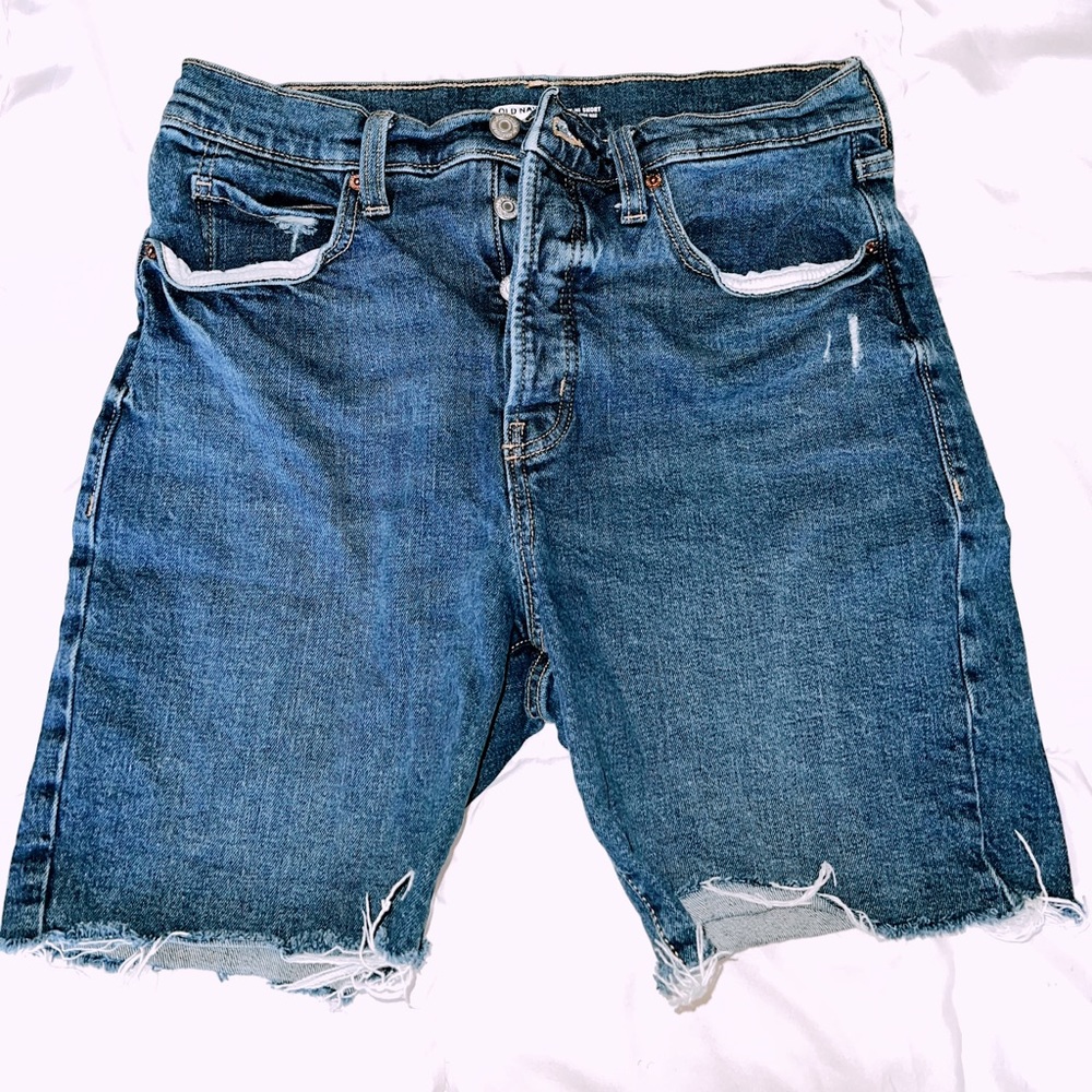 Old Navy High Rise Midi Shorts - Size 10